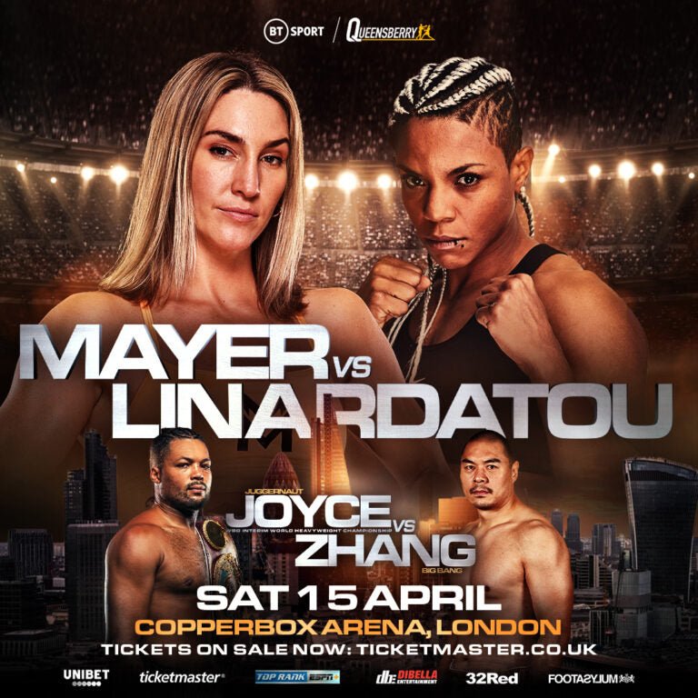 Mayer-Linardatou Confirmed As Co-Feature To Joyce-Zhang - Queensberry