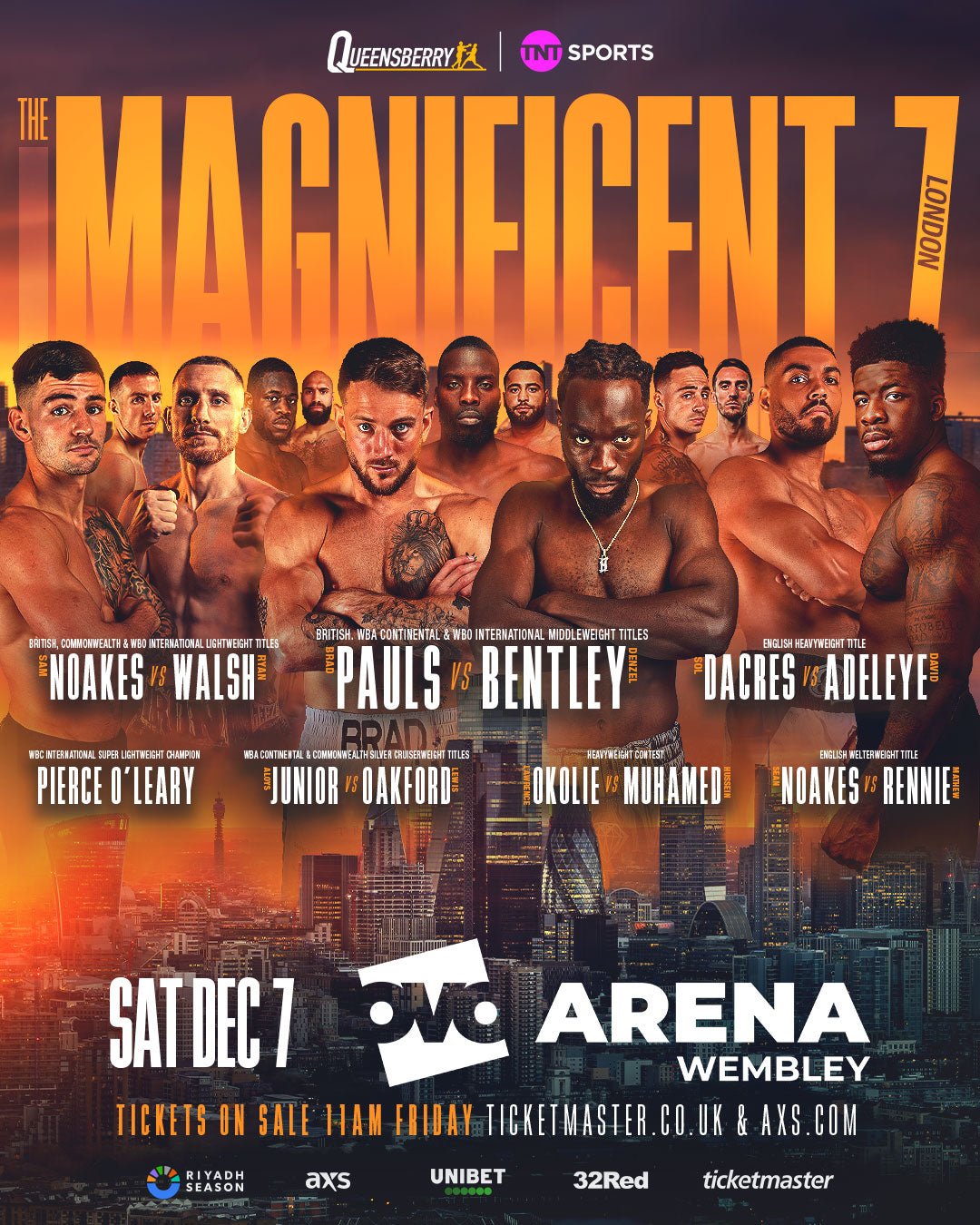 Middleweight Cracker Headlines Wembley - Queensberry
