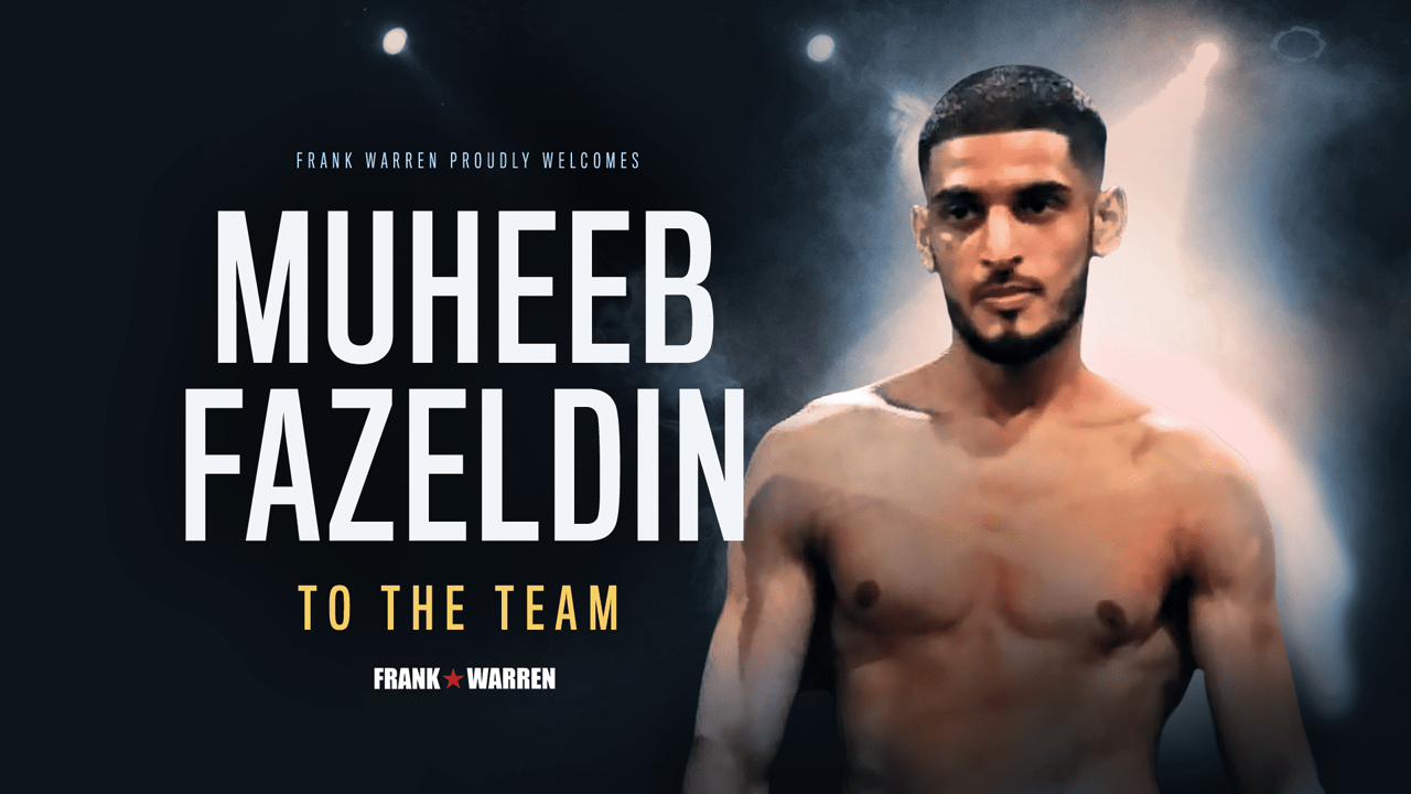 Muheeb ‘Flashy’ Fazeldin Signs For Frank Warren - Queensberry
