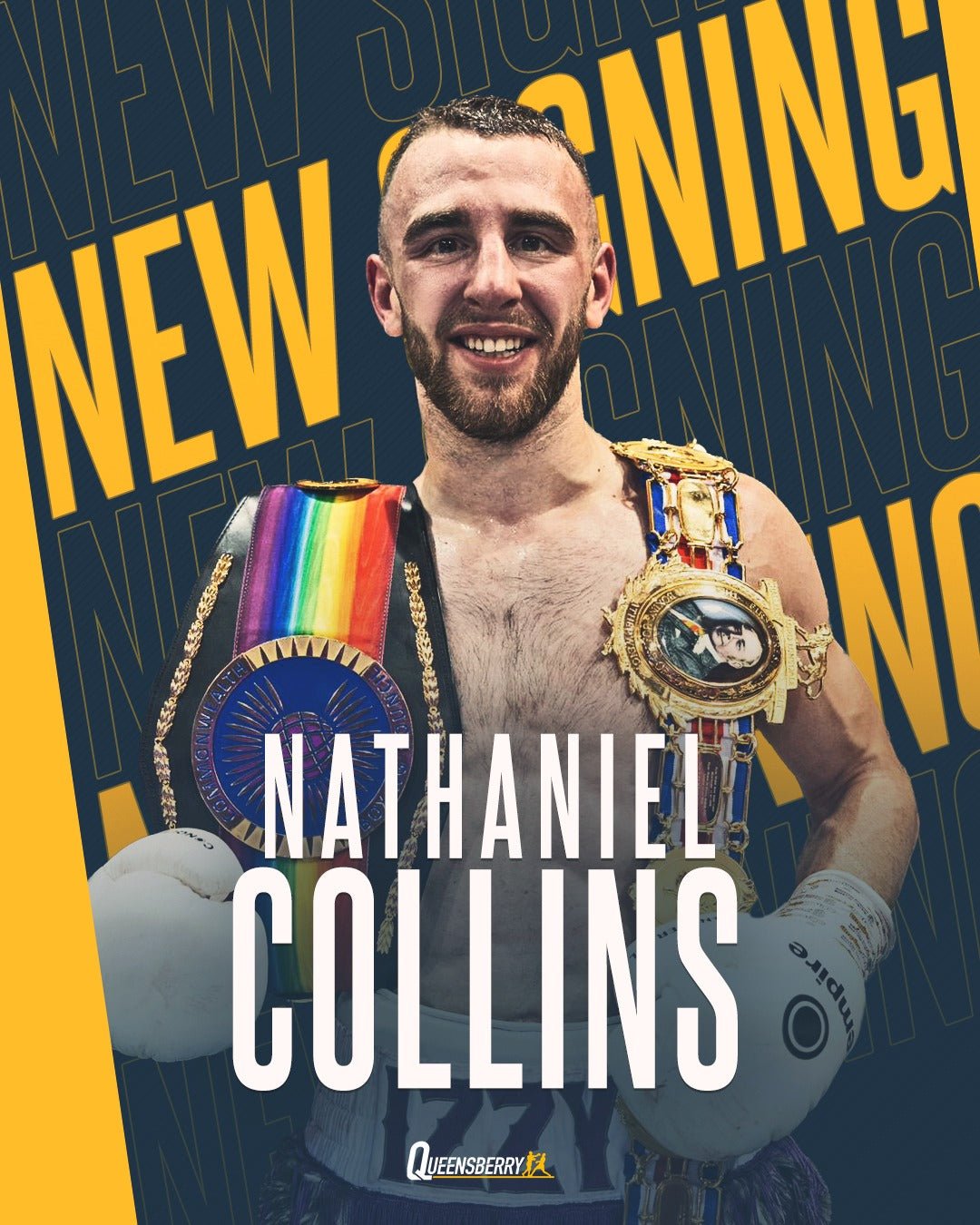 Nathaniel Collins Signs For Queensberry - Queensberry