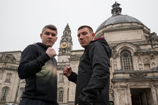 Rivals Smith And Williams Conclude Media Tour At The Cardiff City Hall - Queensberry