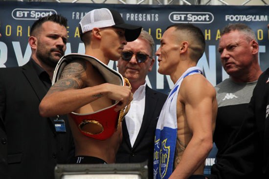 Selby V Warrington Weights And Running Order - Queensberry