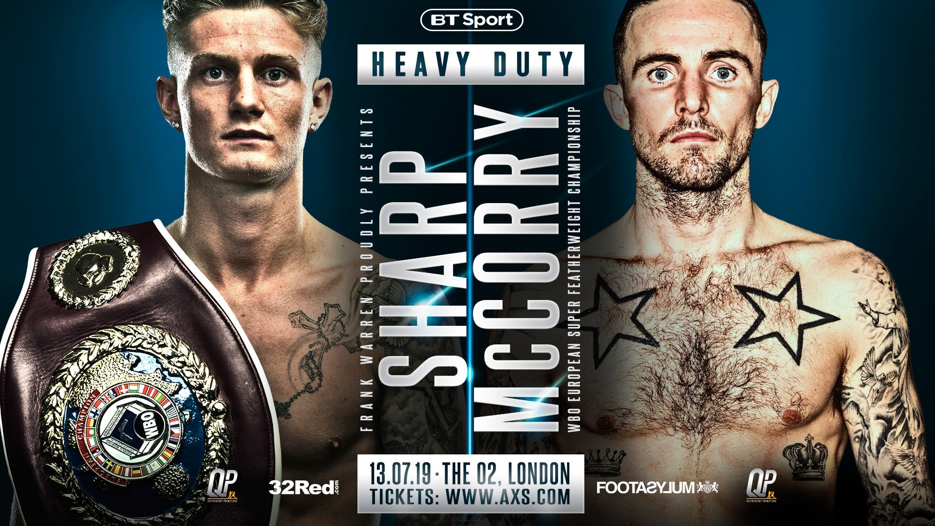Sharp To Take On Mccorry On 02 Blockbuster - Queensberry