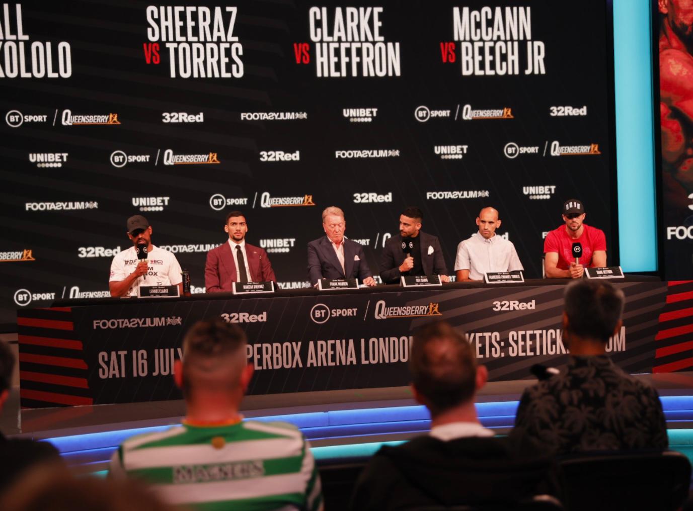 Sheeraz Vs Torres Press Conference Quotes & Images - Queensberry