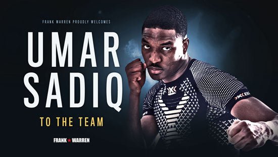 Super-Middleweight Talent Umar Sadiq Turns Pro With Frank Warren - Queensberry