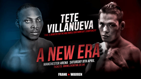 Tete Faces Villanueva In Final Eliminator For The Wbo Bantamweight World Title At The Manchester Arena On April 8 - Queensberry