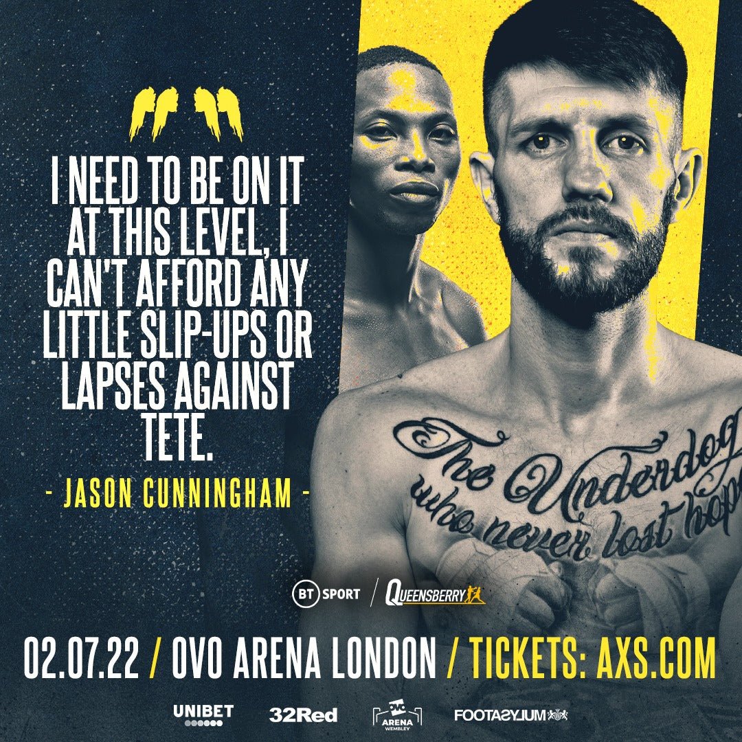 Tete Time Looming For Confident Cunningham - Queensberry