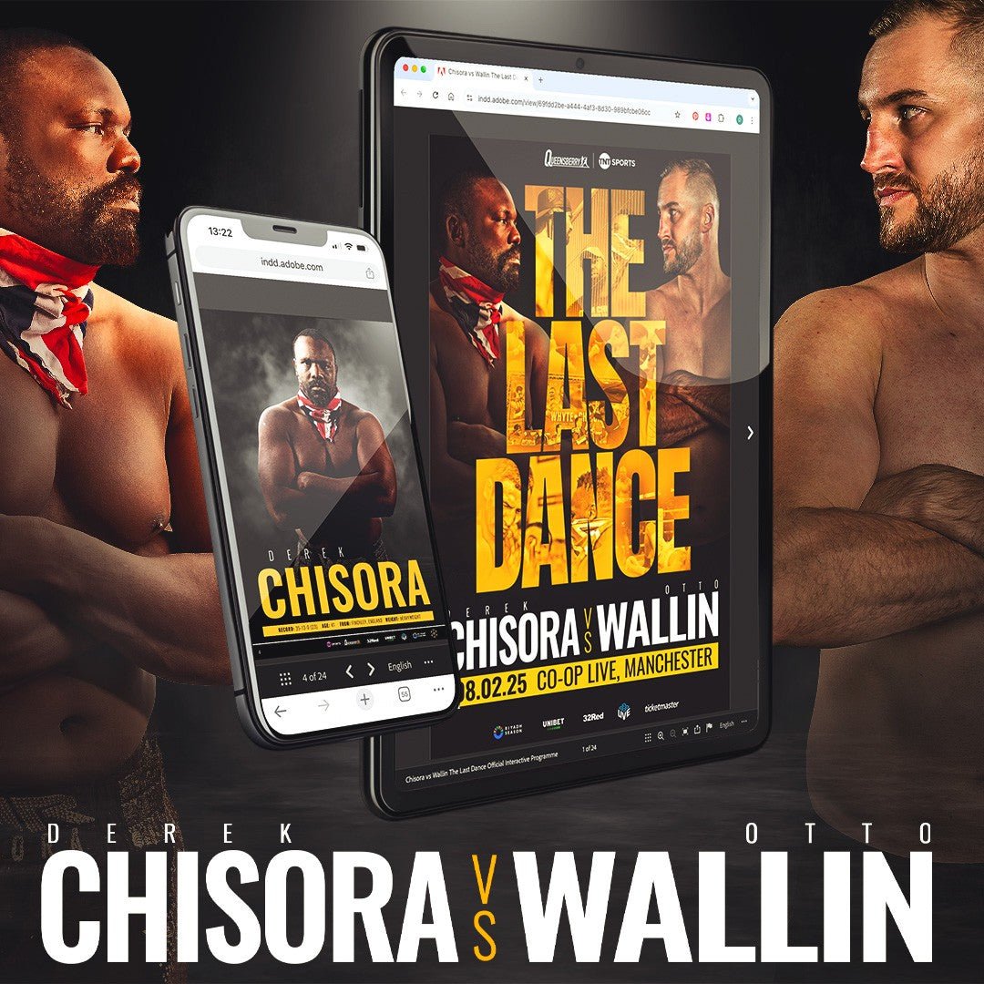 The Last Dance | Chisora vs Wallin Programme - Queensberry