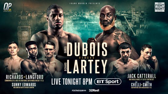 The Sse Arena, Wembley- Weights And Running Order - Queensberry