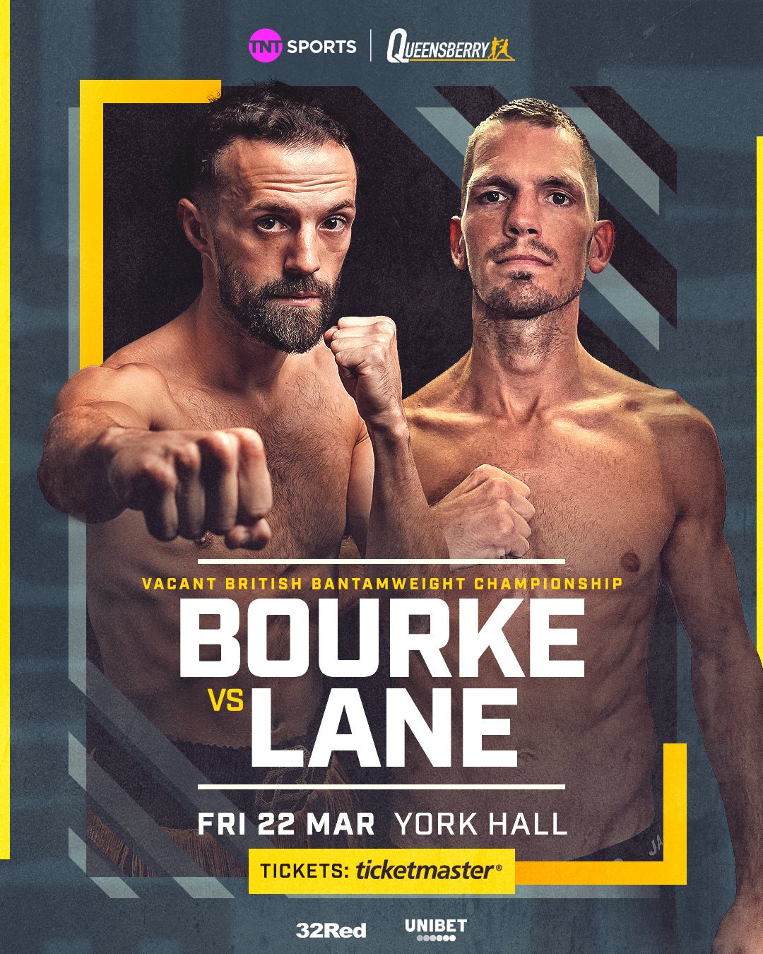 Title Triple Header Set For York Hall, 22 March - Queensberry