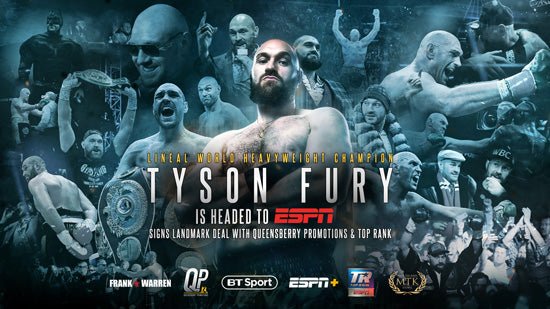 Tyson Fury And Frank Warren’S Queensberry Promotions Sign Groundbreaking Deal With Top Rank Inc. - Queensberry