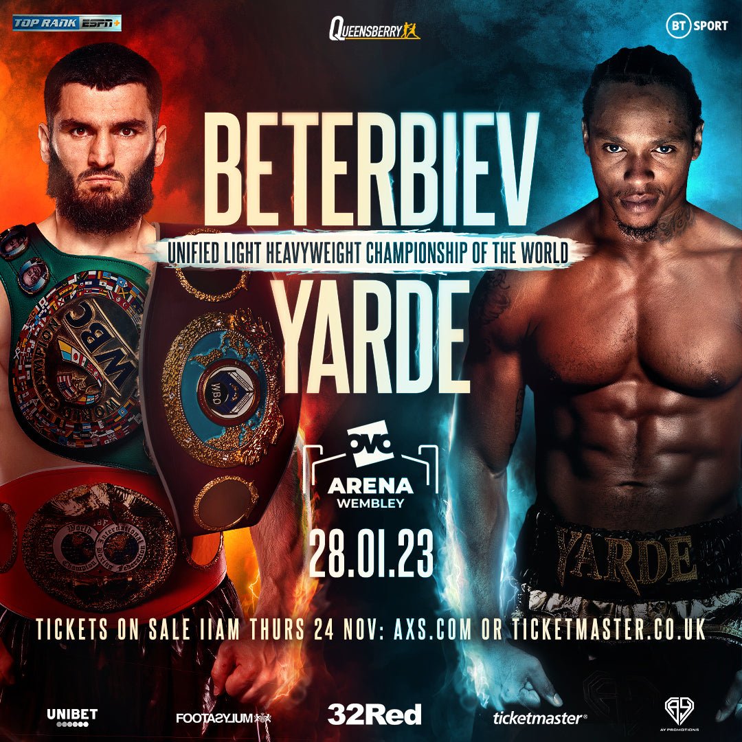 Unified Light-Heavyweight Ruler Artur Beterbiev To Defend Crown Against Knockout King Anthony Yarde In London - Queensberry