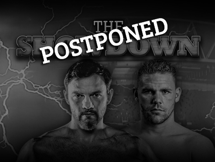 Virus Forces Lee V Saunders Postponement - Queensberry