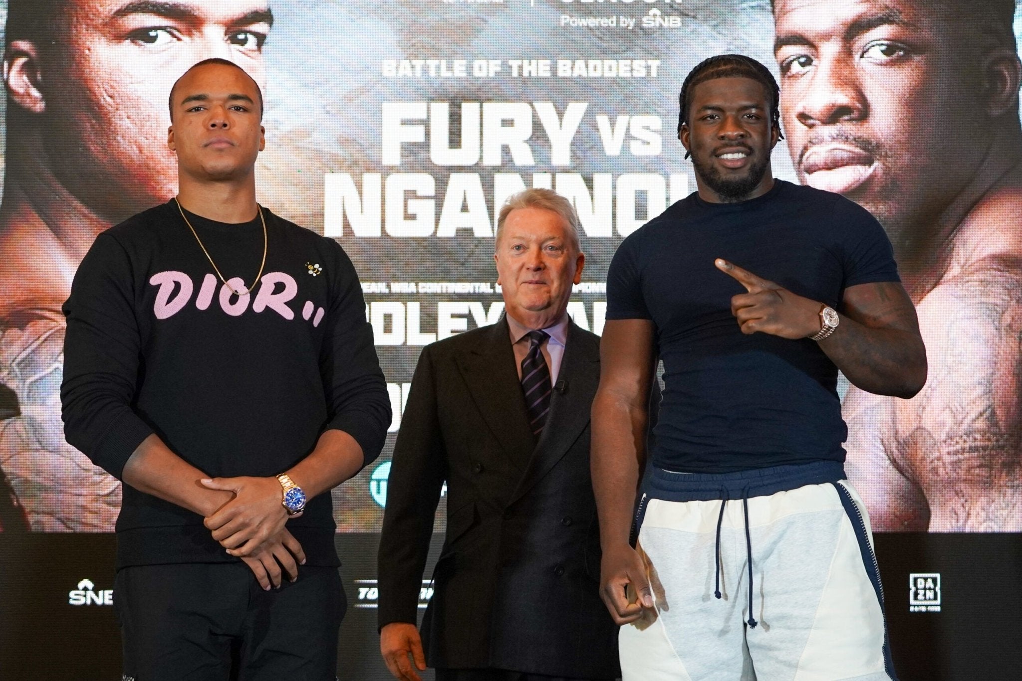 Wardley & Adeleye Face-Off In London - Queensberry