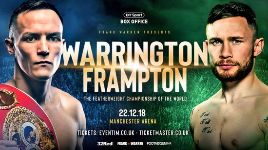 Warrington Vs Frampton Tickets On Sale Now - Queensberry