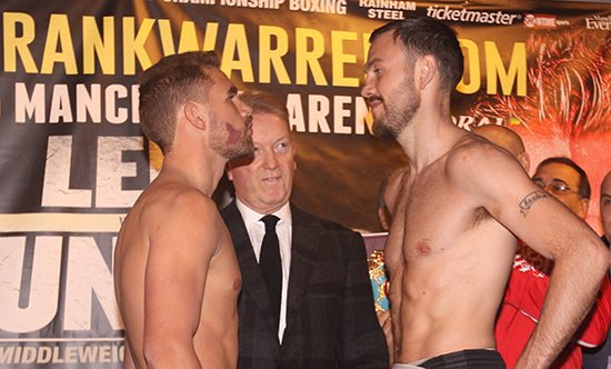 Weigh-In Results Lee V Saunders - Queensberry