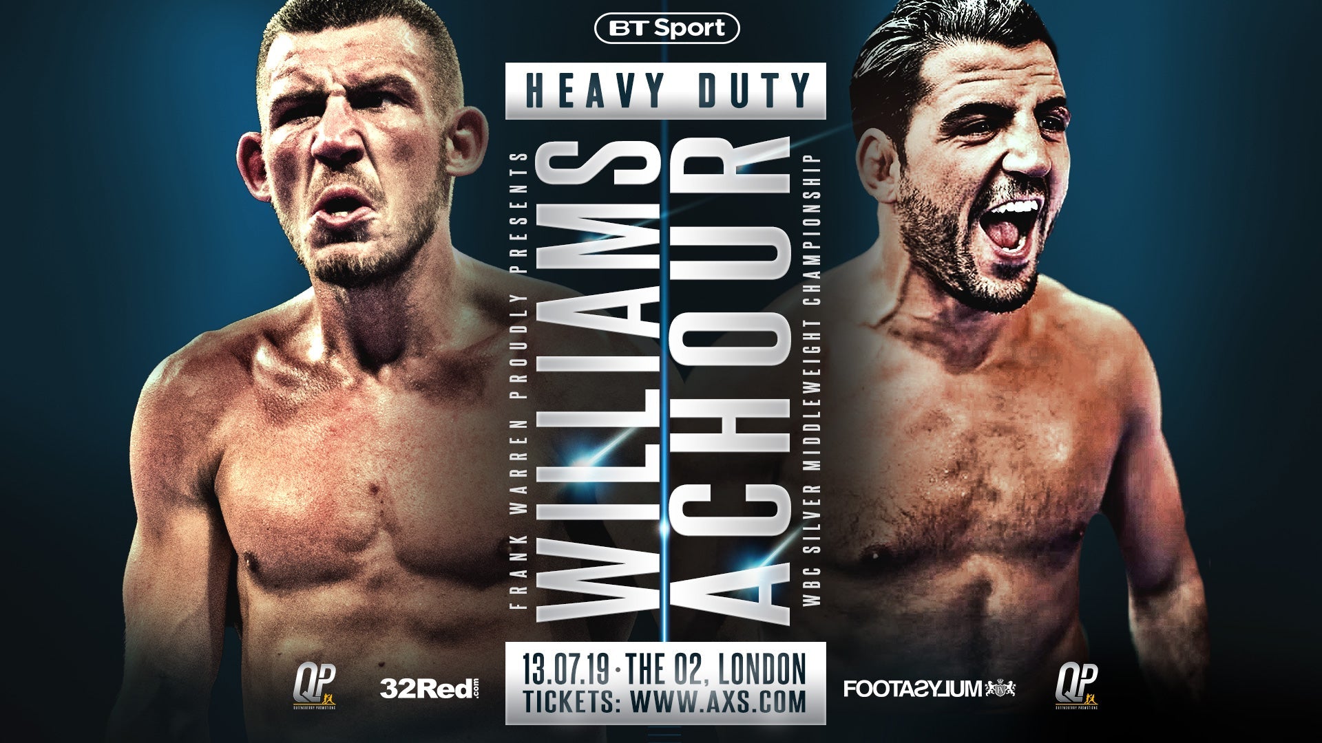 Williams Bids For Silver At O2 - Queensberry