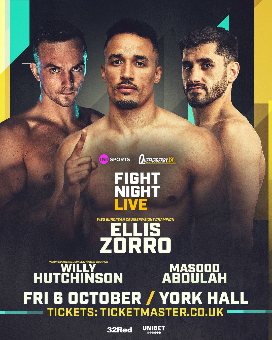 York Hall Date Change - Queensberry