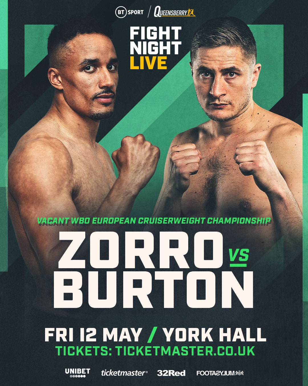 Zorro To Face Burton At York Hall - Queensberry
