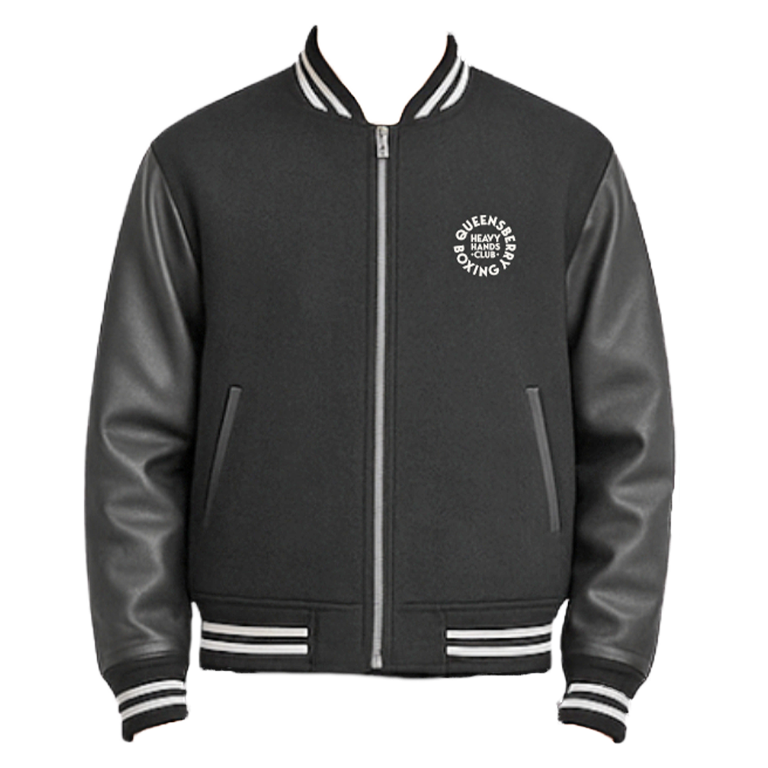 Premium UNDISPUTED Bomber Jacket In Black