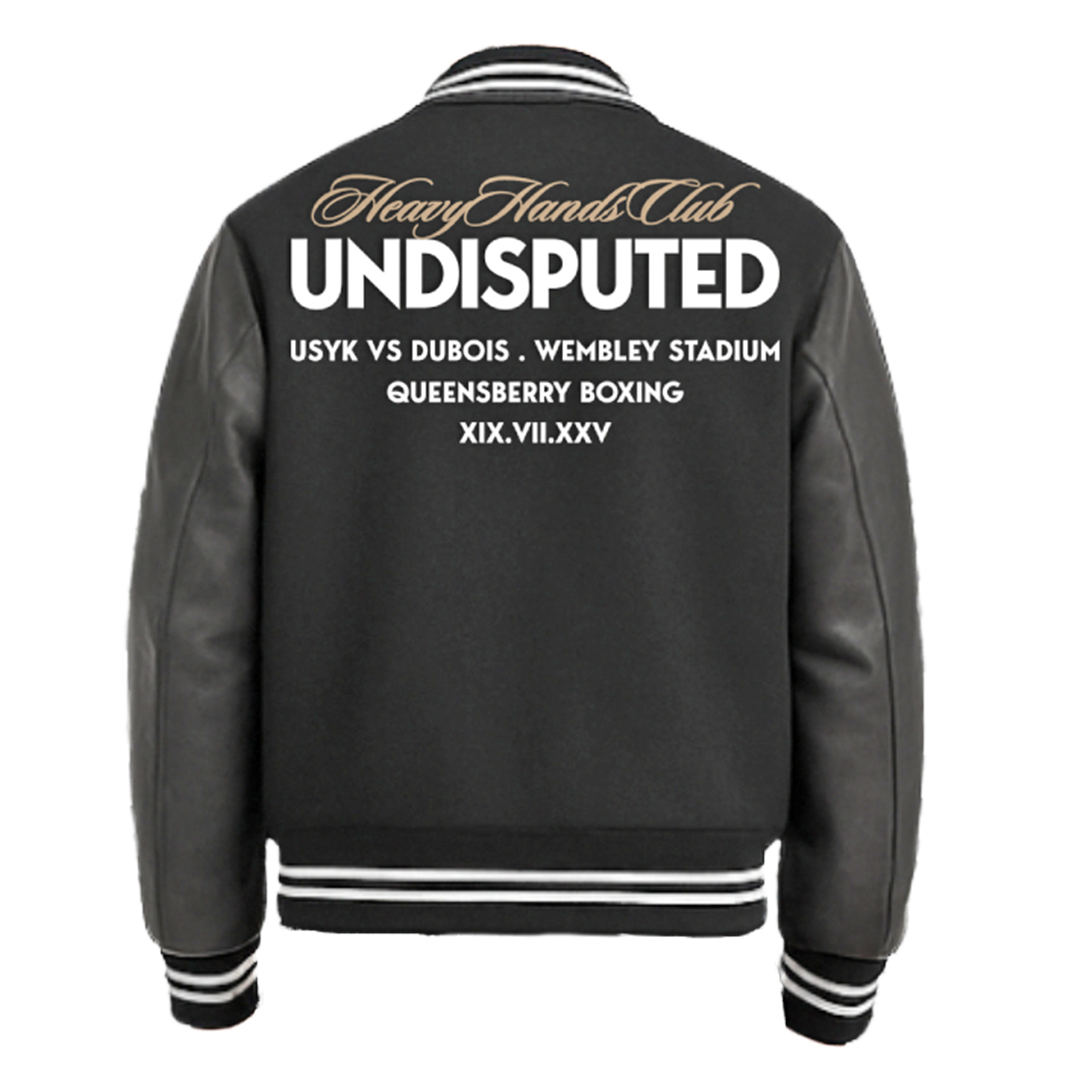 Premium UNDISPUTED Bomber Jacket In Black