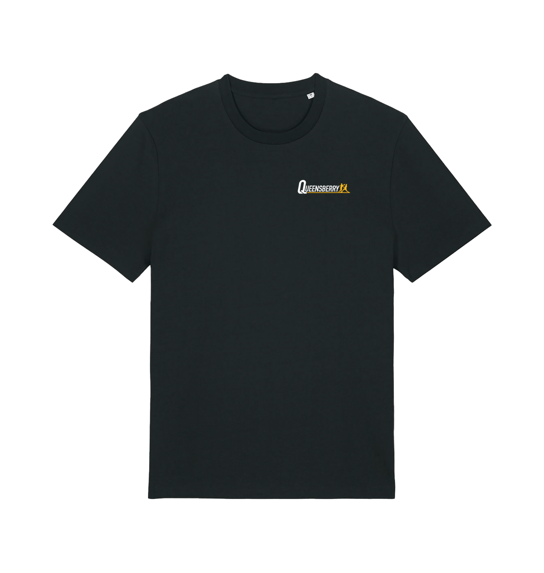 Black Printed T-shirt Front