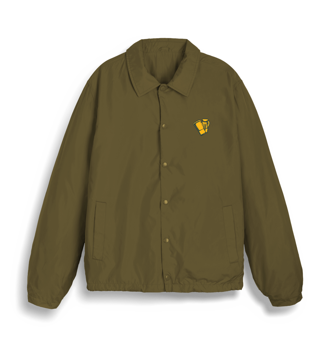 British Khaki Jacket Front