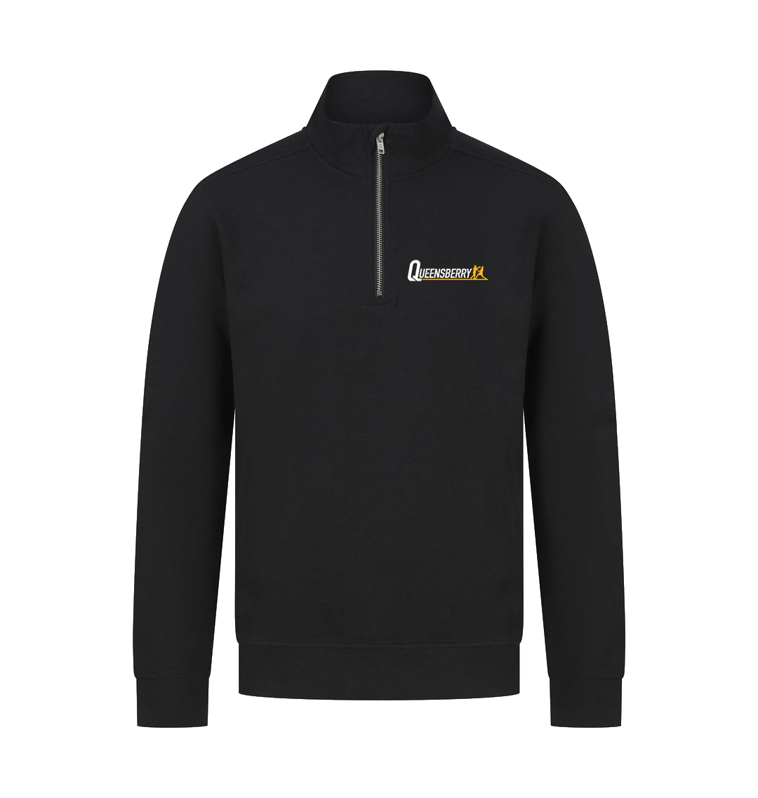 Queensberry Classic Black Quarter Zip