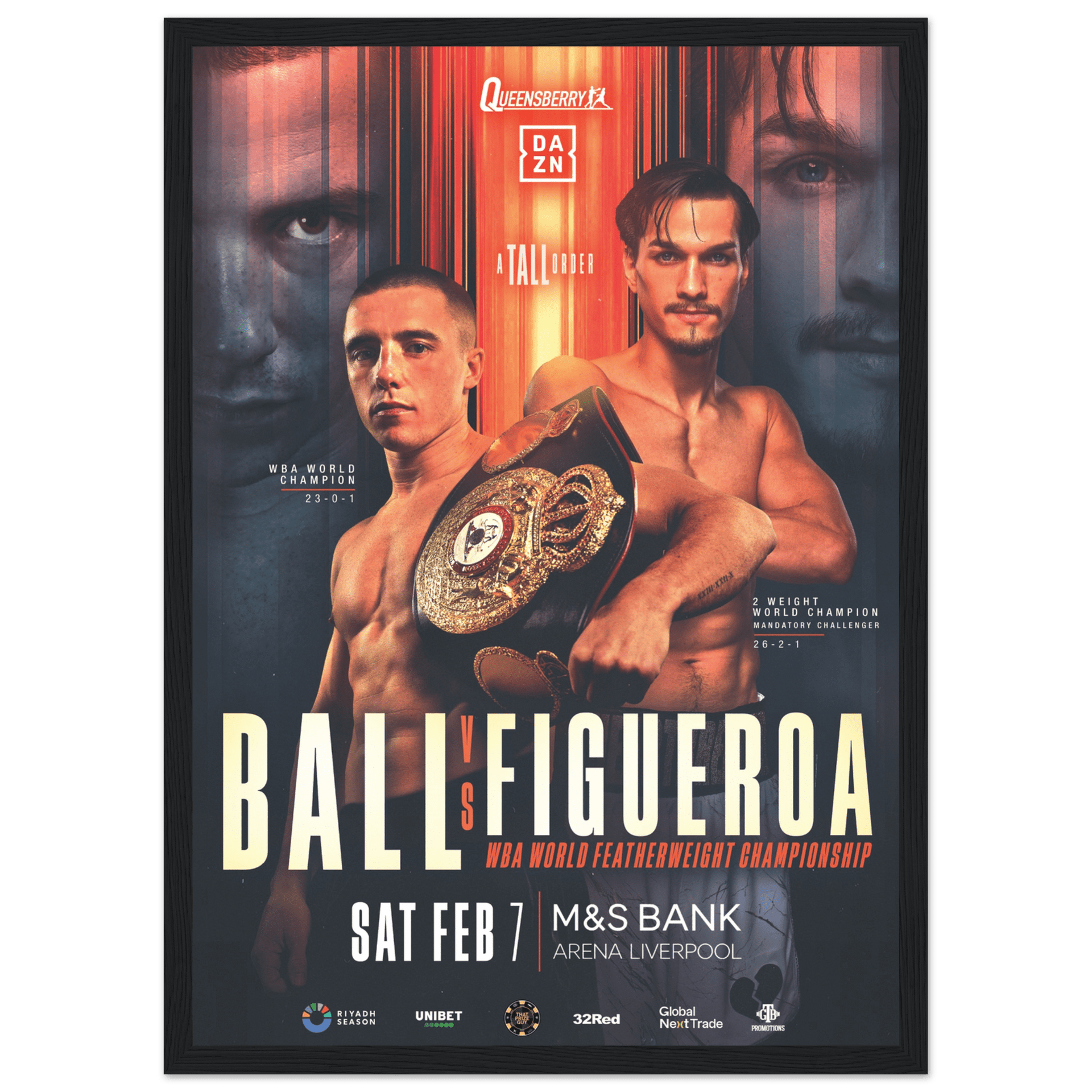 ボクシング ポスター boxing posterホプキンス✕ジョッピーマヨルガ nick-ball-vs-brandon-figueroa-