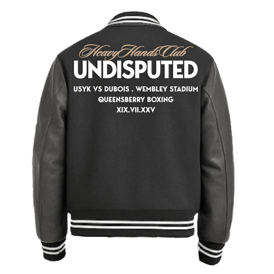 Premium UNDISPUTED Bomber Jacket In Black - Queensberry