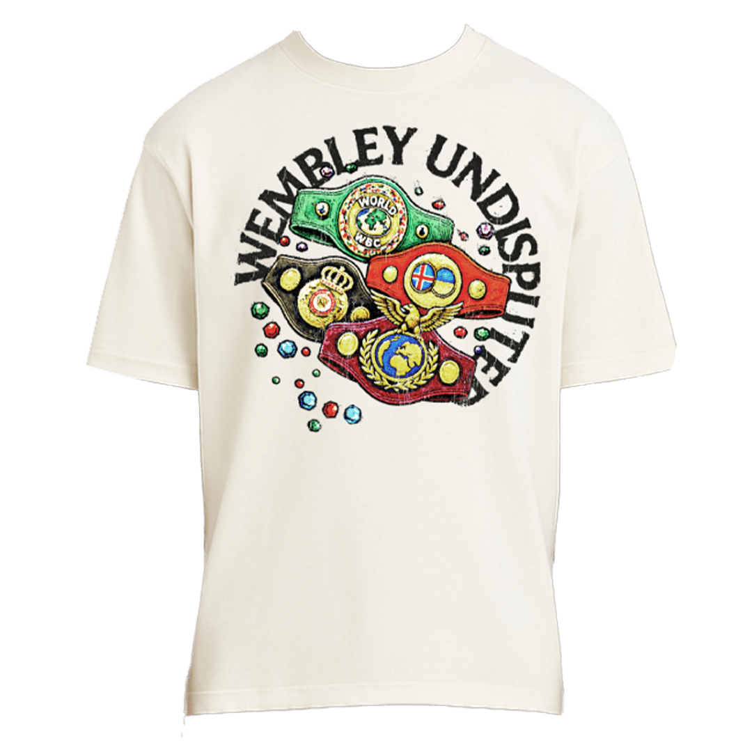 The Four Belts UNDISPUTED Short Sleeve Ecru T-Shirt - Queensberry