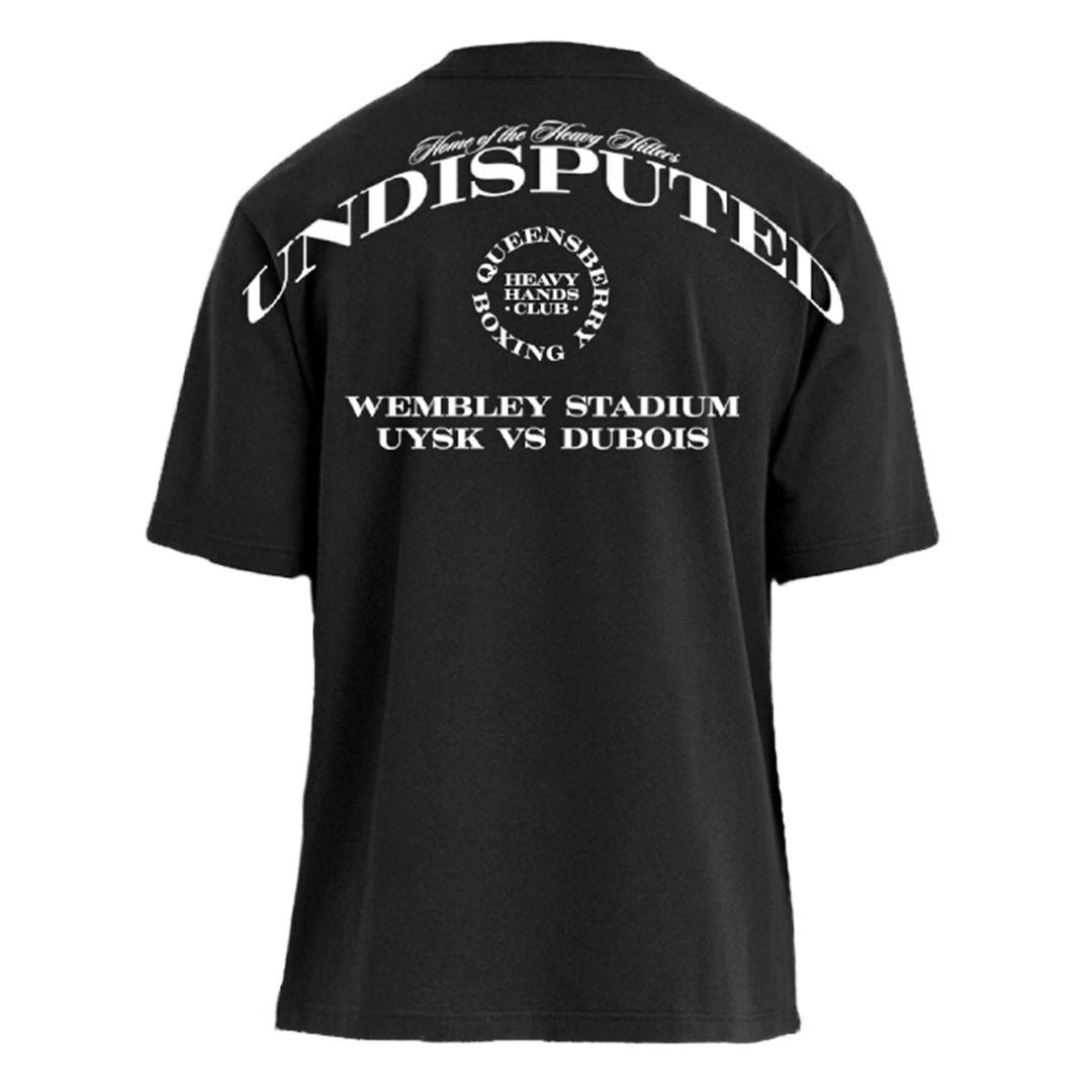 The Heavy Hands Club UNDISPUTED Short Sleeve Black T-Shirt - Queensberry