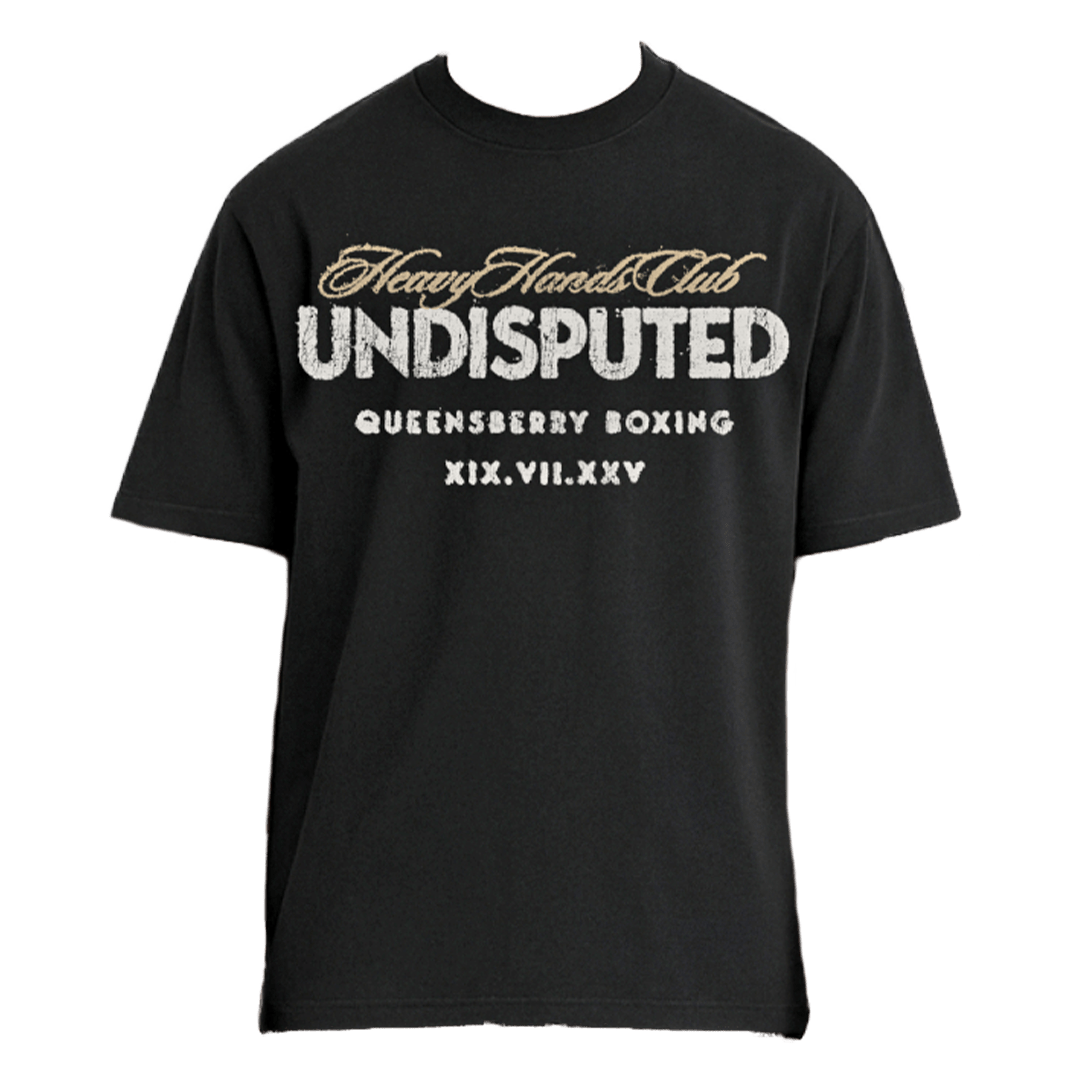 UNDISPUTED Short Sleeve Black T-Shirt - Queensberry